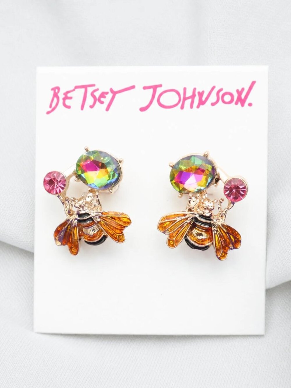 Betsey Johnson Bee Stud Earrings